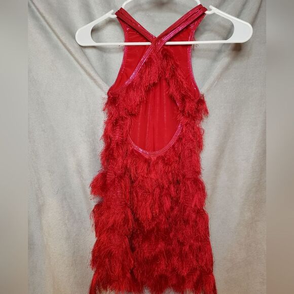 Jazz, Tap, Musical Theatre, Revolution Dance Costume, Red Medium Child - Picture 4 of 10